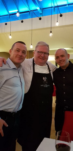 Team Murphys Gin with Chef Paul Askew at the Art School Restaurant